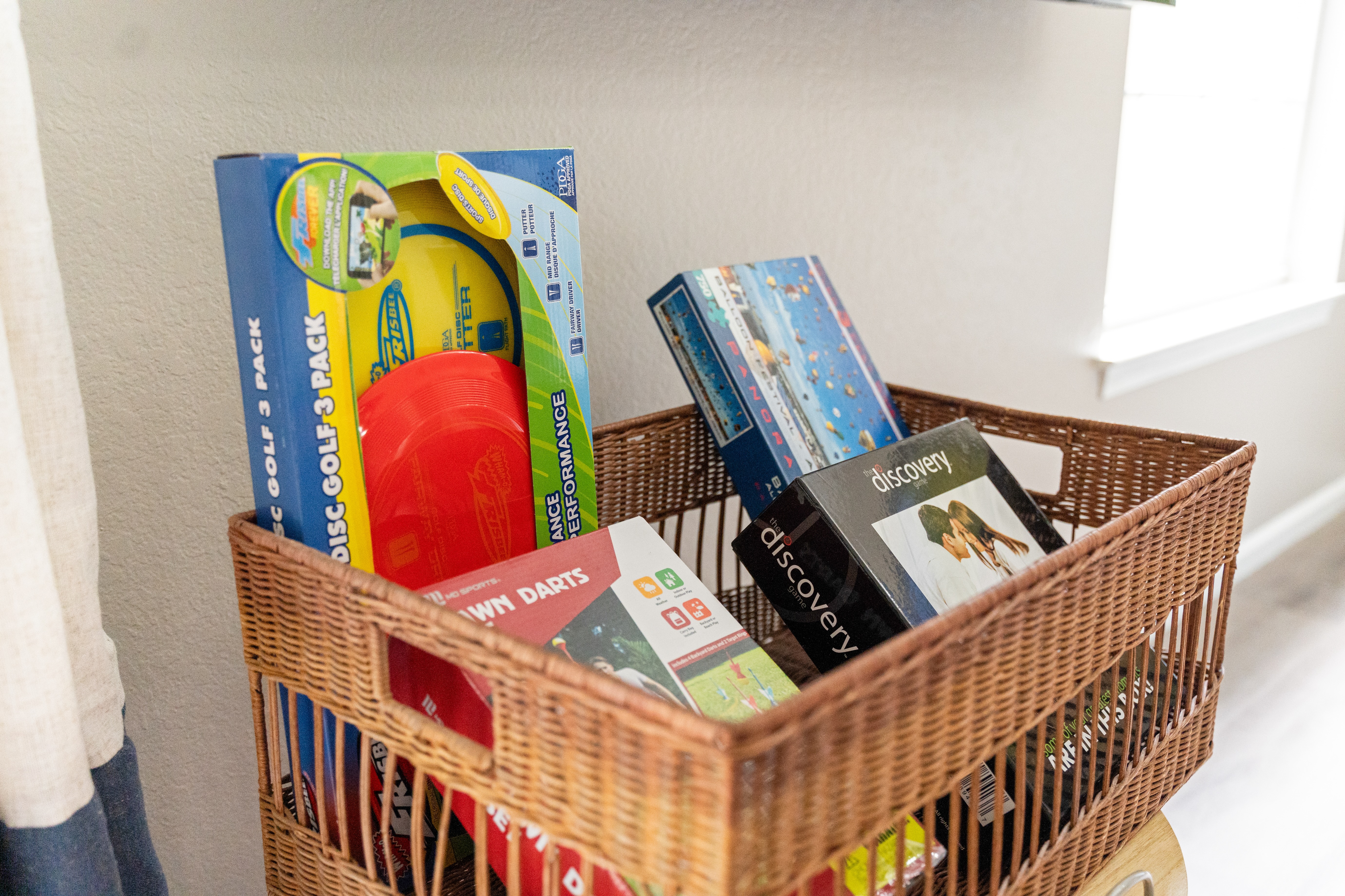Family-friendly vacation rental stocked with board games and entertainment for kids